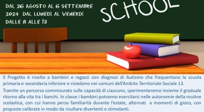 Back to school, un progetto per l’inclusione