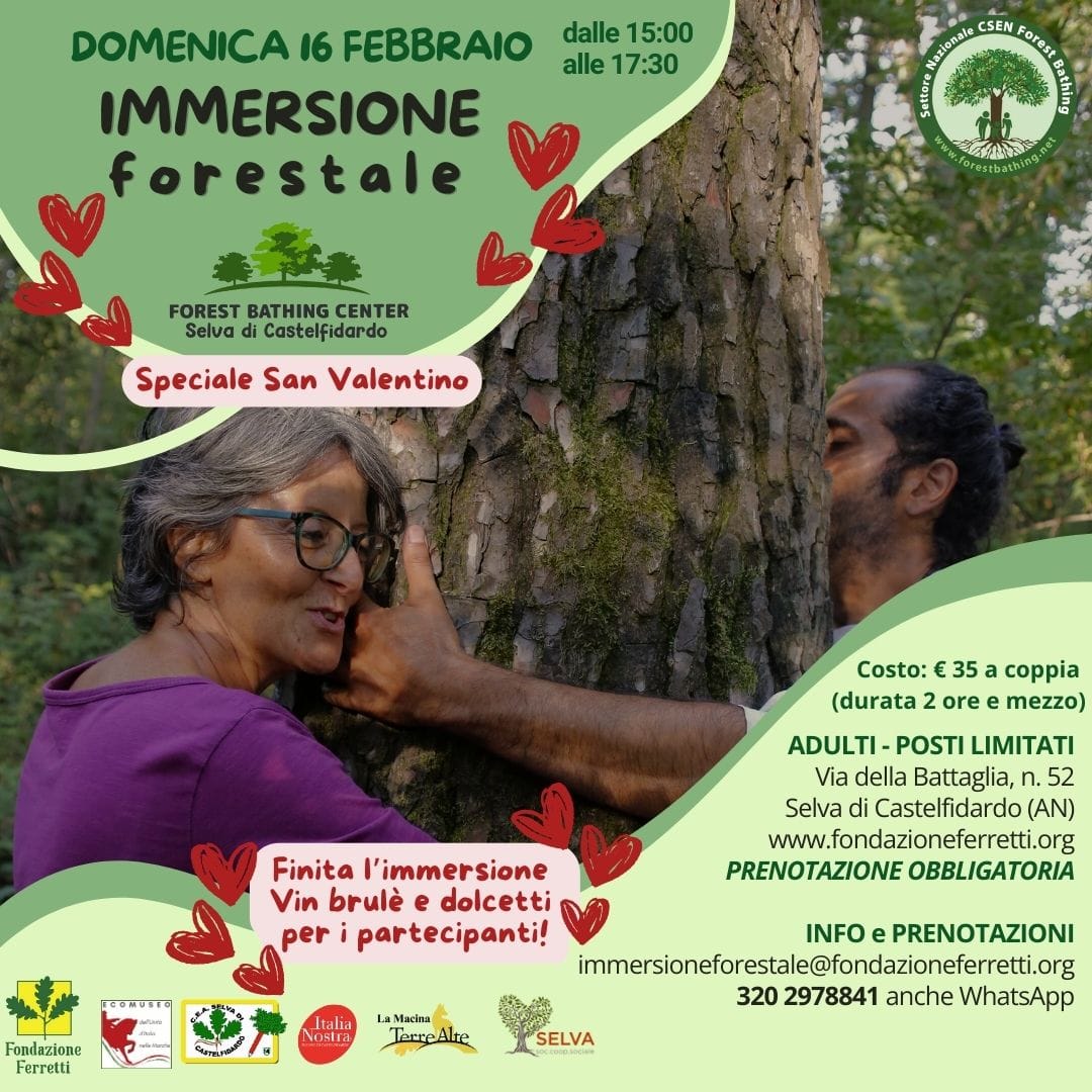 Immersione forestale nella Selva, speciale San Valentino