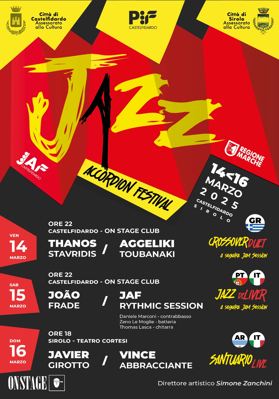 Jazz Accordion Festival, ospiti e vibrazioni internazionali 